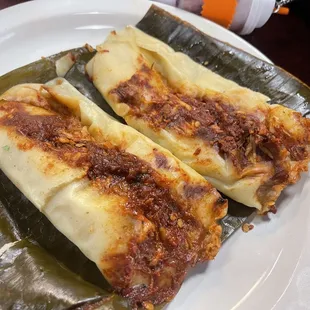 Tamales. Wasn&apos;t a fan of these. I was disappointed