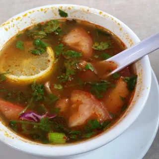 Hot and Sour Chicken and Veggie Soup