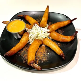 The Firecracker Shrimp: a Sriracha kick comes a little late!