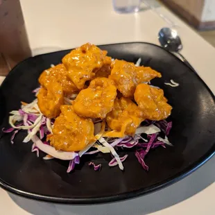 Sriracha shrimp appetizer
