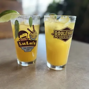 Pineapple Margarita w/Jalapeno tequila.