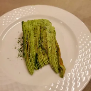 Matcha cake from LuluYum had the perfect balance of Matcha, cream and crepes. Am craving another one already