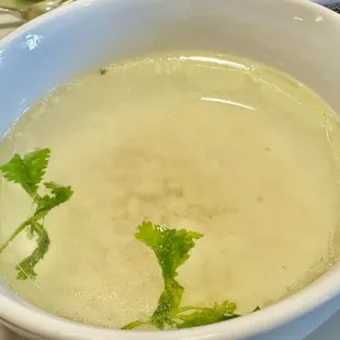 Complimentary Garlic Rice Soup DELICIOUS - October 25, 2024