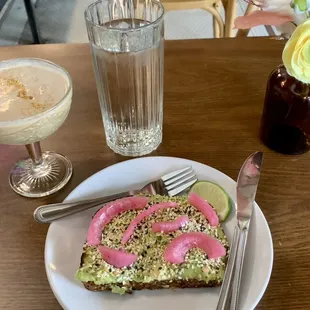 The Cure and avocado toast - delish