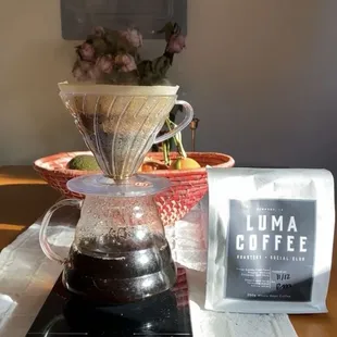 Kenya Kiambu Fram Farms roast, Truly so bright and acidic! The cane syrup and honeydew melon notes really come through.