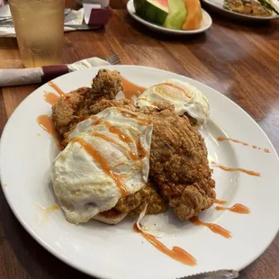 Chicken biscuit and gravy