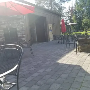 Outside seating