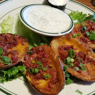 Loaded Potato Skins W/Sour Cream