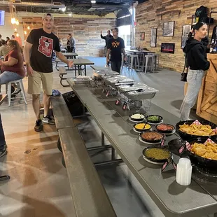 They are open to catering, this was for the Wounded Warrior Project that I am a member of.