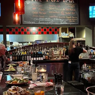 Nice bar area