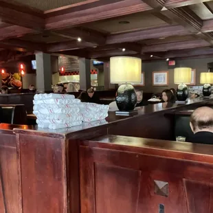interior, sushi and sashimi