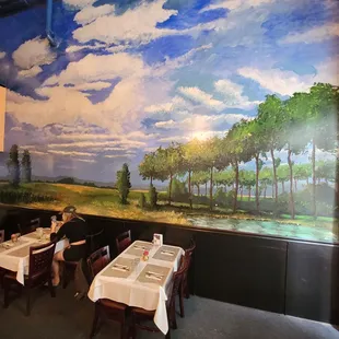 outside, sushi and sashimi