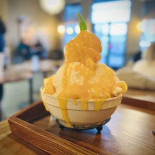 Mango Cream cheese Bingsu