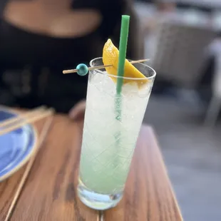 Vanilla non alcoholic cocktail