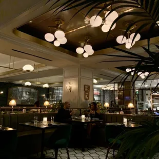 the interior of a restaurant