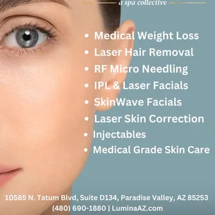 We're a full service Med Spa in Paradise Valley.  Call us today to ask about our current specials.  (480) 690-1880