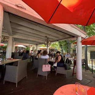 View of patio seating