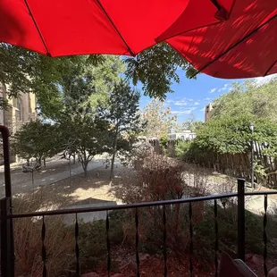 Courtyard patio view