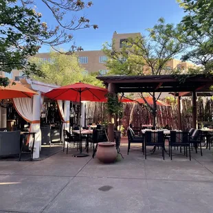 Outside dining