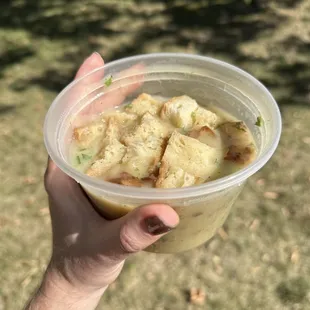 Potato and leek soup