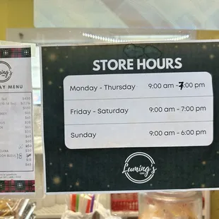Store Hours