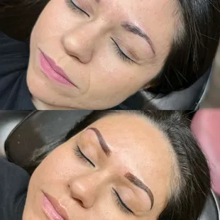 Combo Brows Before &amp; After