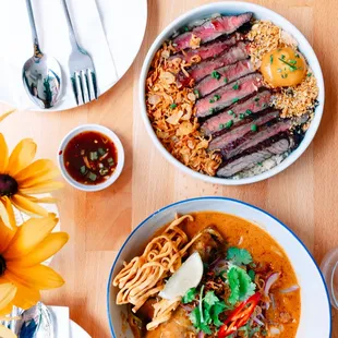 Khao Soi Gai &amp; Crying tiger