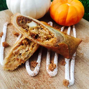 Pumpkin cheesecake Lumpia