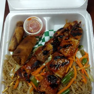 Regular Order #1 Lumpia, Pancit &amp; Pork BBQ $8.99