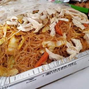 Large pancit tray