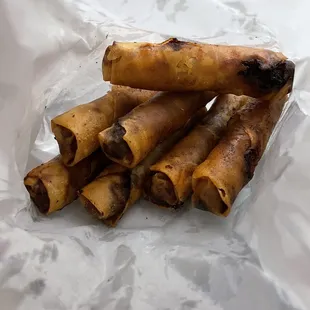 12 pc meat lumpia for $9.35. VERY TASTY!!