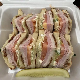 Club sandwich!  Real good