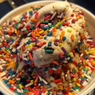 Sundae with sprinkles