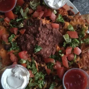 Beef nachos