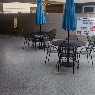 Outside patio