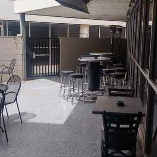 Outside patio
