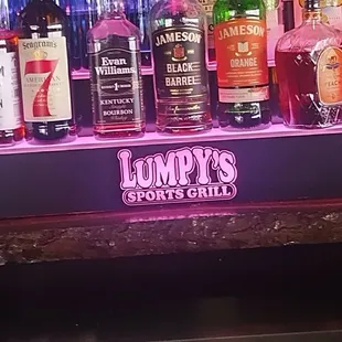 the bar