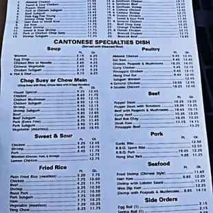 Menu June 2024
