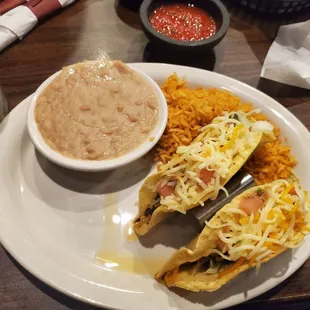 2 taco dinner $10.99