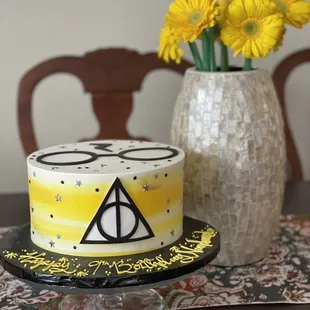 Funfetti cake with Nutella filling.