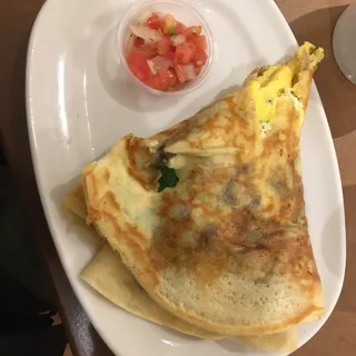 Sauteed Mushroom Crepe