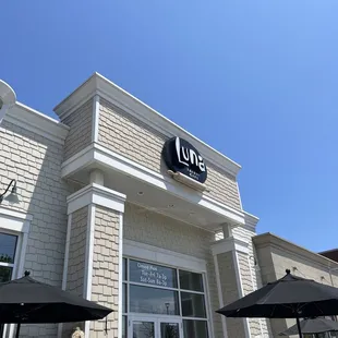 the outside of the building