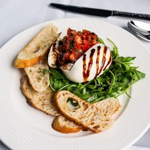 Buratta Bruschetta