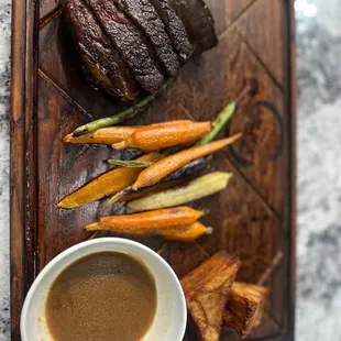 Filet with potato pavve