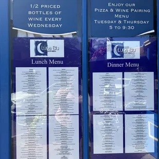 Menus
