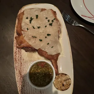 Pork Chop Saltimbocca