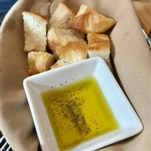 Bread and olive oil