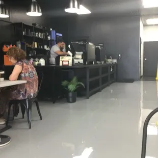 Table area and entry room