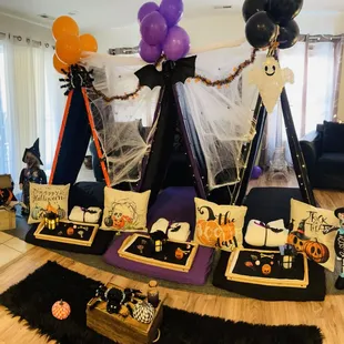 Halloween sleepover for teens