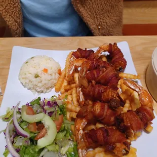 Awesome bacon wrapped shrimp and jalapeño
